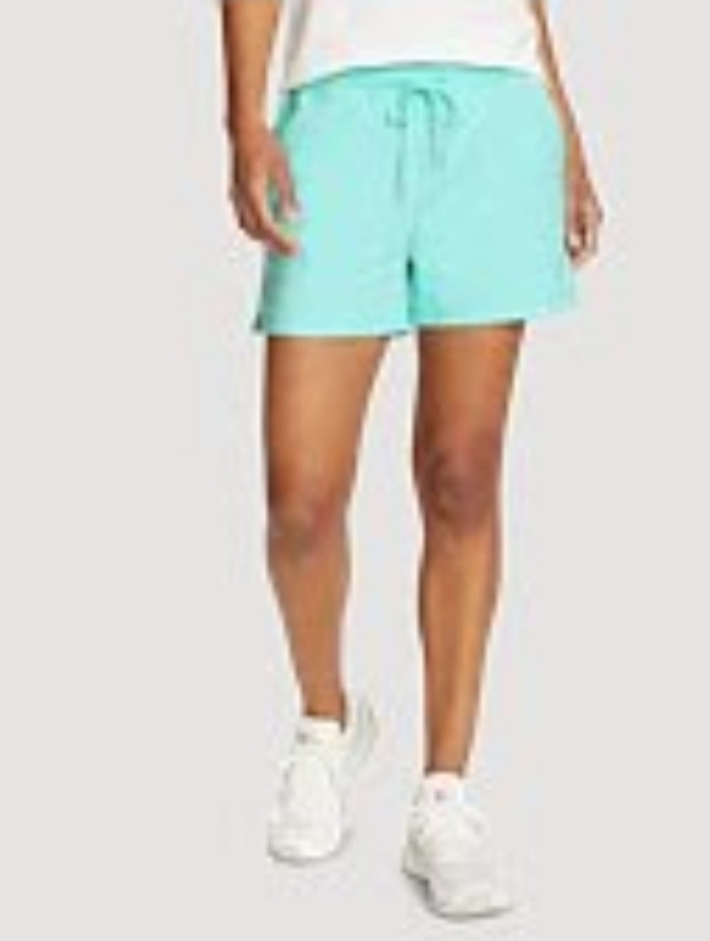 NWT Eddie Bauer Cozy Camp Fleece Shorts, Turquoise, LT